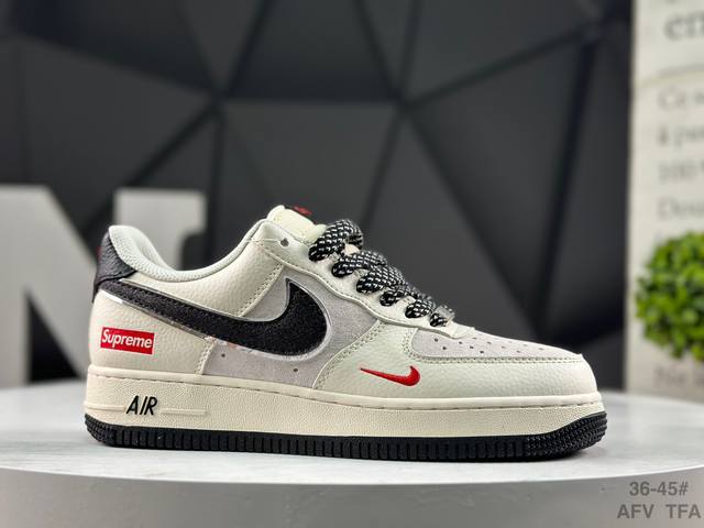 耐克 Nike Air Force 1 '07 Low 空军一号 低帮 运动鞋 休闲鞋 折边针车 工艺难度大 原楦头原纸板 原装鞋盒 定制五金配件 内置全掌气垫