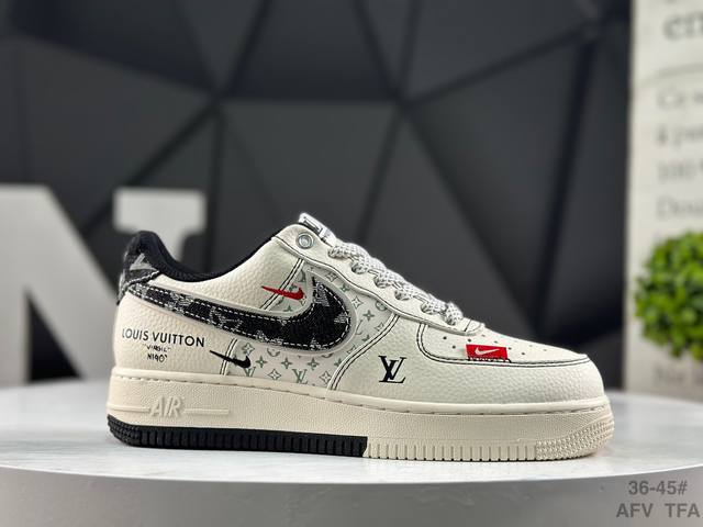 耐克 Nike Air Force 1 '07 Low 空军一号 低帮 运动鞋 休闲鞋 折边针车 工艺难度大 原楦头原纸板 原装鞋盒 定制五金配件 内置全掌气垫
