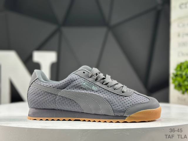 彪马 puma Roma Triemboos 彪马罗马系列 原鞋1比1开模 鞋面材质定制网布 透气轻便运动休闲跑步鞋 货号362199 04 尺码:如图所示 T