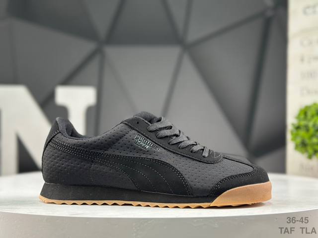 彪马 puma Roma Triemboos 彪马罗马系列 原鞋1比1开模 鞋面材质定制网布 透气轻便运动休闲跑步鞋 货号362179-01 尺码:如图所示 T