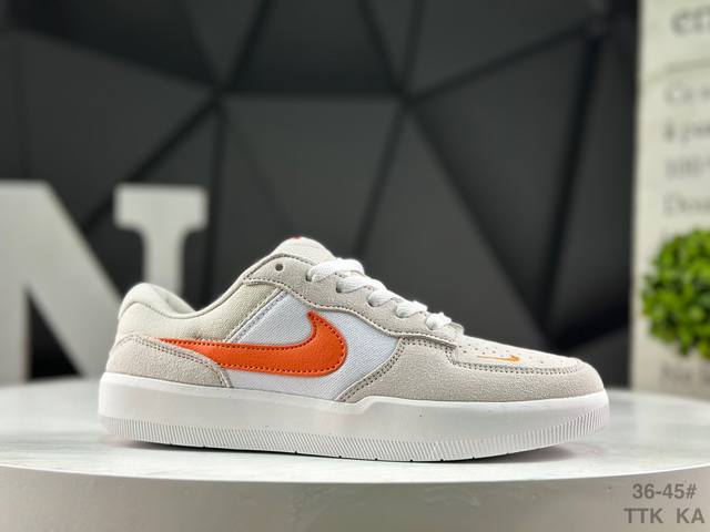 真标带半码 耐克 Sb Force 58 男女同款低帮滑板鞋 货号：Dv5477 007 尺码：如图所示 Ttk Ka