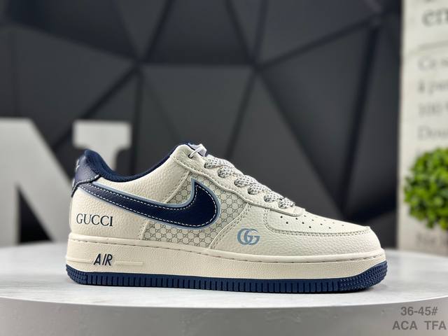 耐克 Air Force 1 Low’07 空军一号低帮休闲板鞋 定制皮料 原楦原纸板 纯正空军版型 内置全掌气垫 货号：Xs1958 564 尺码：如图所示