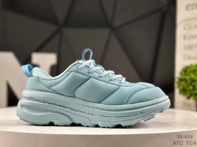 公司级 Hoka Bondi B3Ls Marni 复古舒适防滑耐磨 低帮 山地户外跑步鞋 特别研发使用性能独特的几何形跑鞋中底 此种鞋底更厚 更高 回弹性也更