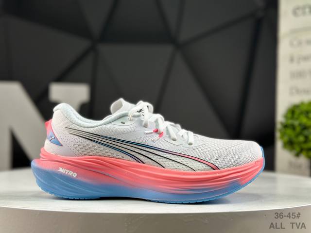彪马 puma Deviate Nitro 3跑步鞋男鞋 新款缓震鞋子训练跑鞋透气运动鞋舒适防滑耐磨 低帮 休闲跑步鞋 货号：312491 01 Size：如图