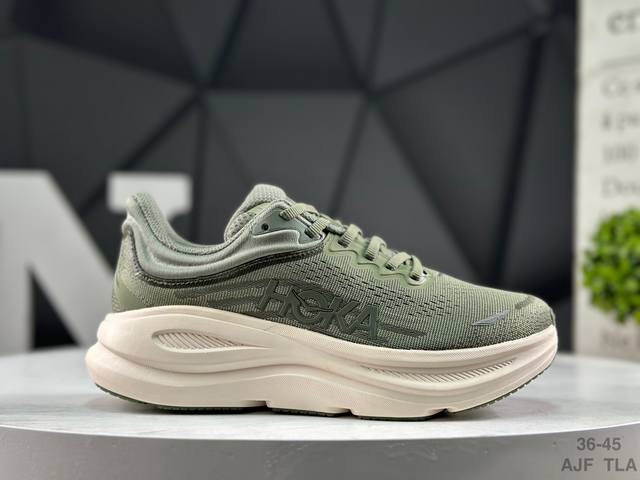 Hoka One One Bondi 9 复古舒适防滑耐磨 低帮 山地户外跑步鞋 货号:1162011 Cylt 尺码:36-45 Ajf Tla