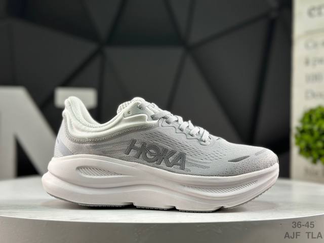 Hoka One One Bondi 9 复古舒适防滑耐磨 低帮 山地户外跑步鞋 货号:1162012 Bif 尺码:36-45 Ajf Tla