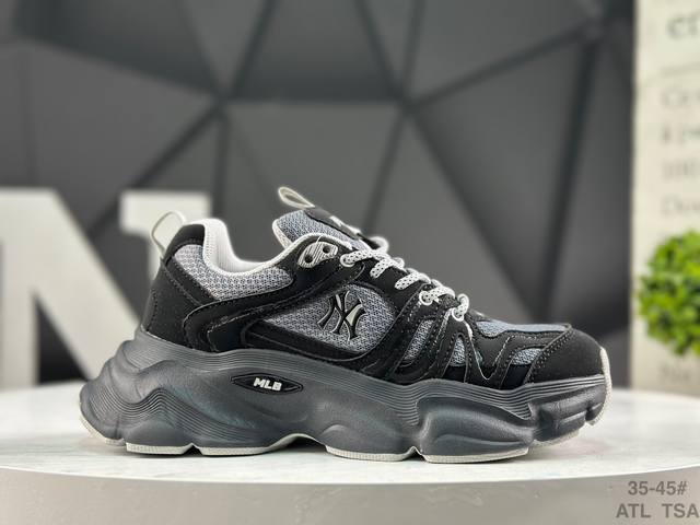 公司级 Mlb Champ Chunky Vintage Nb 百搭舒适休闲潮流运动厚底**防滑耐磨 低帮 老爹鞋 货号:3Ashcc35N 尺码:35.5 3