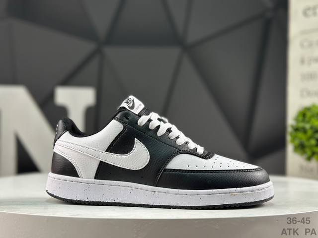 耐克 Nike Court Borough Low 低帮百搭透气休闲运动板鞋男女鞋 经典耐用的设计，兼顾舒适脚感和出众风范，演绎匠心之作。结构性的支撑贴合感结合