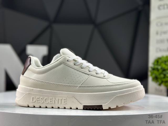 迪桑特Descente Dualis Wp都市通勤 Gore-Tex 时尚舒适 防滑耐磨 时尚休闲运动覆盖防水越野跑鞋 货号:D4431Lsn34 尺码:36