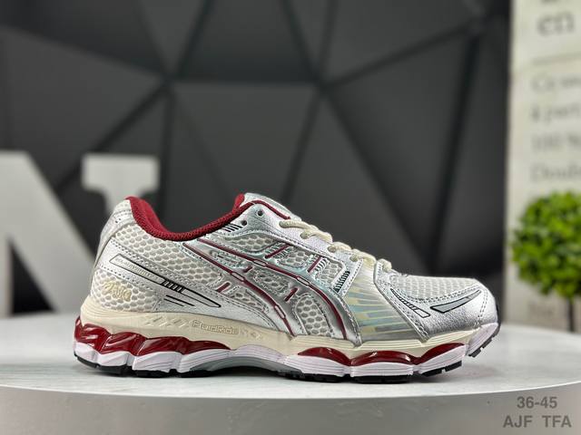 Asics Gel-Kayano 12.1 亚瑟士 运动休闲透气专业跑鞋 采用工程弹性双层再生针织密度鞋面材质 后跟3D可视Gel缓震乳胶物料 升级Ff Bla