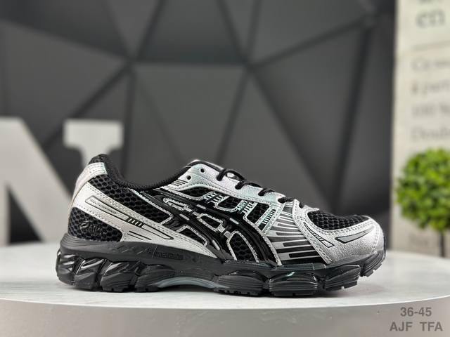 Asics Gel-Kayano 12.1 亚瑟士 运动休闲透气专业跑鞋 采用工程弹性双层再生针织密度鞋面材质 后跟3D可视Gel缓震乳胶物料 升级Ff Bla