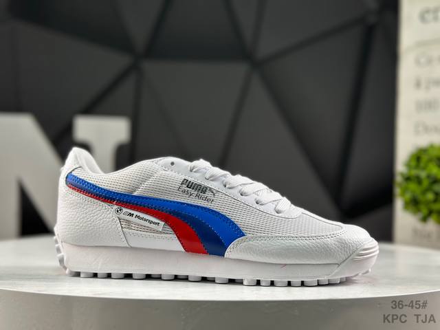 puma 彪马 Bmw Mms Roma Via 柔软舒适 耐磨 低帮 生活休闲鞋 男款 黑色 货号:309056-02 尺码:36-45 半 Kpc Tja