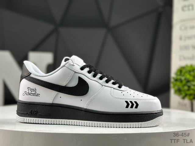 耐克 Nike Air Force 1 '07 Low 空军一号 低帮 运动鞋 休闲鞋 折边针车 工艺难度大 原楦头原纸板 原装鞋盒 定制五金配件 内置全掌气垫