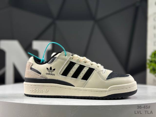 阿迪达斯 三叶草Adidas Originals Forum Low 罗马系列低帮复古系带百搭休闲运动板鞋 货号：Ig3901 类型：男女鞋 码数：36 36.