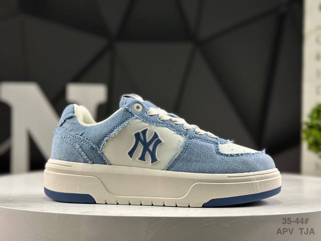 Mlb Chunky Liner Basic 人气单品学长鞋系列轻量**厚底百搭休闲运动板鞋 男女轻便胶鞋 高级街头休閒品牌鞋。Mlb Chunky Liner