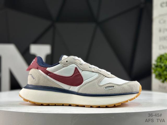 耐克 Nike phoenix Waffle 走秀款解构 高端跑鞋 原鞋开发 完美鞋型 原楦原数据开发纸版楦型 同源织法半透网纱材质 货号:Fz3600-072