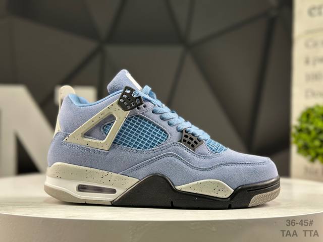 头层带半码 Ar Jordan 4 Retro 大厂批次 原鞋开发 原楦原纸板同源开发 完美呈现乔4的版型 内侧正确双色网格 还原细节 头层磨砂皮料质感非凡 正