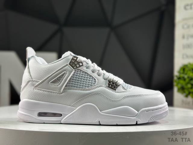 头层带半码 Ar Jordan 4 Retro 大厂批次 原鞋开发 原楦原纸板同源开发 完美呈现乔4的版型 内侧正确双色网格 还原细节 头层磨砂皮料质感非凡 正