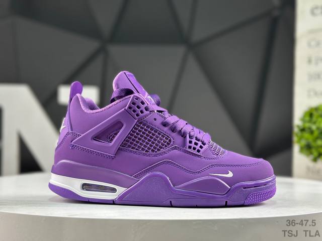 耐克 Air Jordan Aj4 Retro 全套原纸板楦头开发 原厂特供皮料加持 确保原汁原味 完美呈现四代版型 一比一鞋头弧度高度鞋身弧度 数据细节工艺流