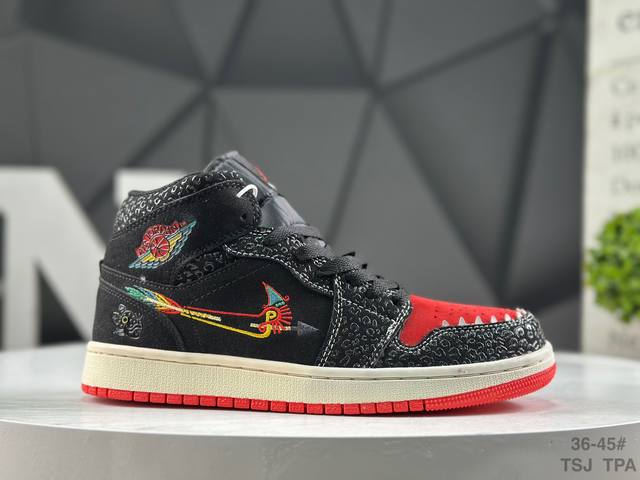 头层带半码 耐克 Nike Air Jordan 1 Retro High Og”Black White“Aj1代迈克尔 乔丹高帮经典复古百搭休闲文化运动篮球鞋