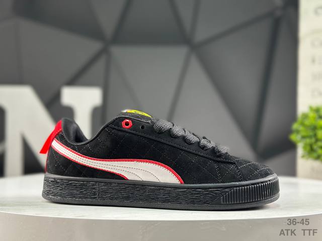 彪马 puma Suede Xl复古单品 彪马 防滑耐磨低帮德训板鞋 货号:308798 01 尺码:36 37 37.5 38 38.5 39 40 40.5