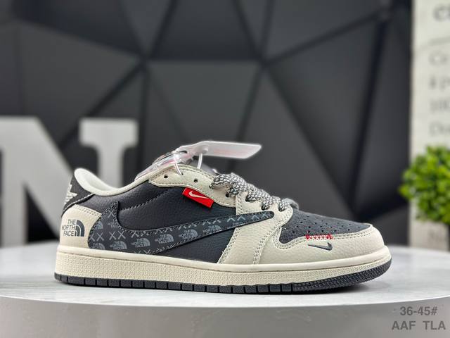 福利特价 耐克 Nike Air Jordan 1 X Travis Scott Aj1倒勾 乔一倒钩 ‘Diy’定制 耐克 低帮文化篮球鞋 完美品质出货 细节
