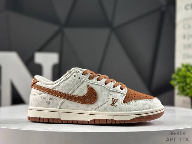 福利特价 耐克 Lv X Nike Sb Dunk Low 大厂出品 极力推荐 新配色 原装头层材料 独家版型蒸餾加工 帶來的是更好的视觉和脚感体验 大厂纯原品