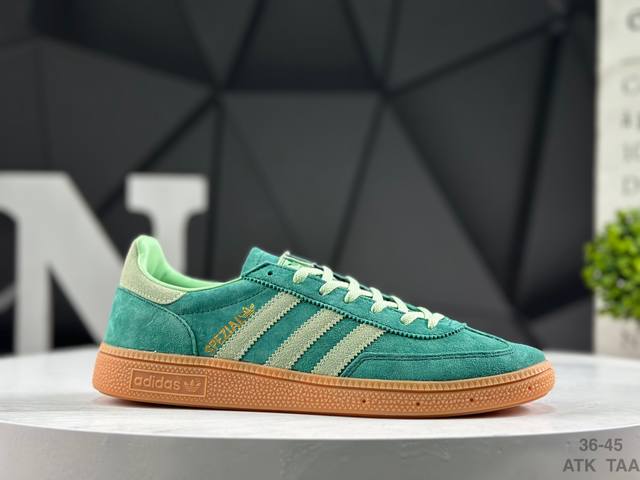 阿迪达斯 Ad Handball Spezial 经典款复古休闲板鞋 原厂原档案开发出品 皮料切割干净无任何毛边 鞋型细节完美 超高清洁度 货号：Jp9190