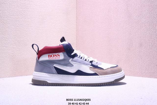 Boss 雨果博斯 钢印版本新款德国高端品牌专柜同步新款、以奢华高端设计出货 鞋面采用原版进口哪怕纳帕小牛皮配滴胶而成 原版 舒适透气. Xm1115Q655