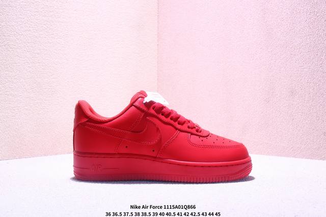 耐克Nike Air Force 1 Low 空军一号低帮百搭休闲运动板鞋。柔软、弹性十足的缓震性能和出色的中底设计，横跨复古与现代的外型结合，造就出风靡全球三