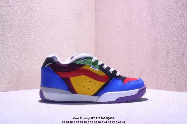 万斯 面包鞋 厚底增高板鞋 Dime × Vans Rowley Xlt “ 新联名来了 ”Vans 再度携手 Dime 展开合作，对颇具辨识度的 Rowley