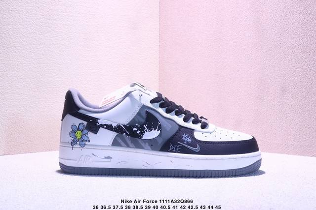 耐克Nike Air Force 1 Low 空军一号 低帮百搭休闲运动板鞋 柔软、弹性十足的缓震性能和出色的中底设计，横跨复古与现代的外型结合，造就出风靡全球