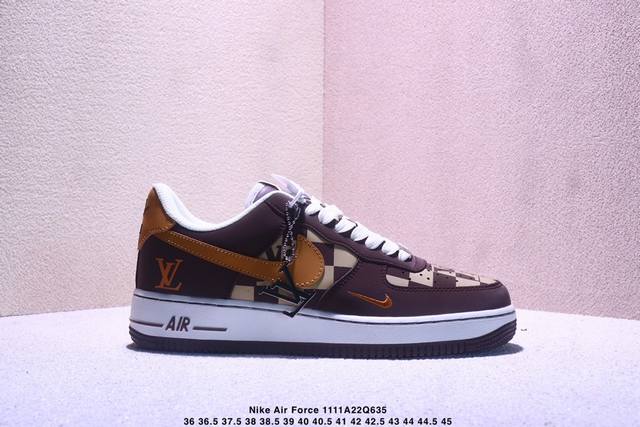 海外爆款限量发售！公司级Nike Air Force 1 '07 Low “迪奥联名 花纹米灰黑”空军一号 高端定制 低帮 运动鞋 休闲鞋 折边针车 工艺难度大