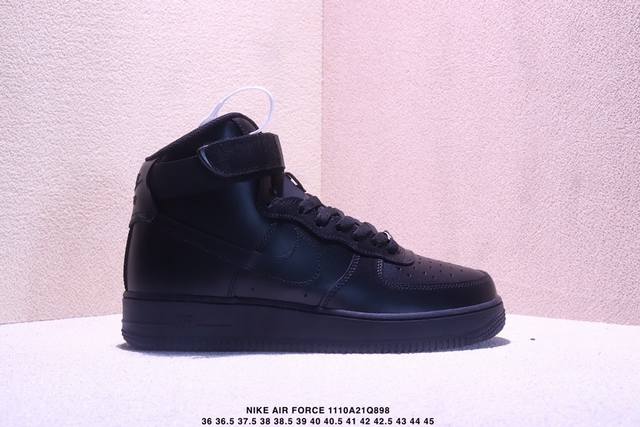公司级Nike Air Force 1 High 耐克 空军一号 潮流复古 高帮板鞋 货号:Cw2290-001 Size:36 36.5 37.5 38 38