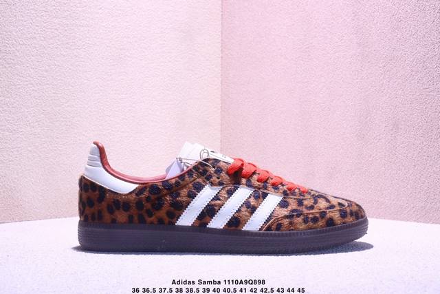 真标Adidas Originals Samba Og 桑巴舞系列 阿迪达斯 三叶草 绅士德训足球风百搭低帮休闲运动板鞋 货号:Ji2734 尺码:36 36.