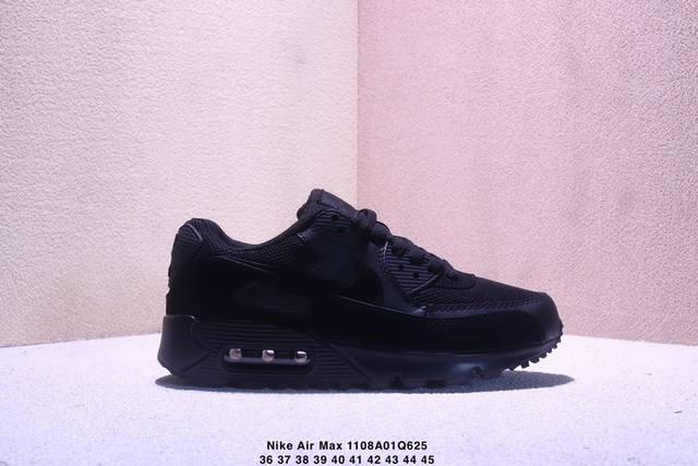 Nike 耐克 男女鞋，优质性价比版本经典耐克Nike Air Max 90 White Black 复古气垫百搭休闲运动慢跑鞋“ 类型：男女鞋 码数：36 3
