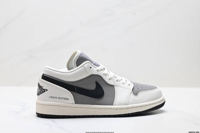 真标Nike Air Jordan 1 Low Aj1 乔1 耐克 低帮休闲板鞋 同步官方配色 货号:553558-168 尺码:36 36.5 37.5 38
