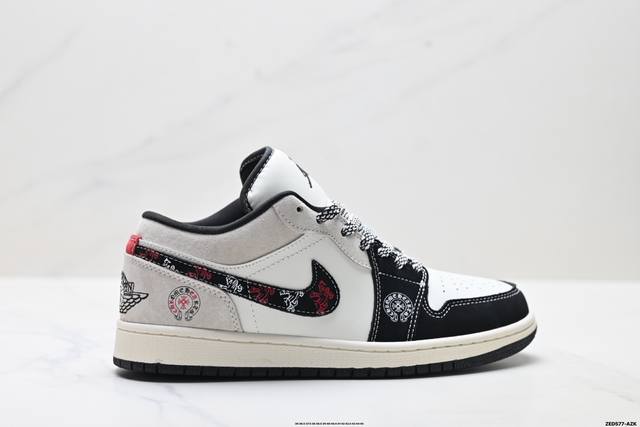 公司级Nike Air Jordan 1 Low Aj1乔1低帮休闲板鞋 同步官方配色 市场唯一独家头层皮打造 原鞋原档案开发 原厂皮料 原档冲孔鞋头 正确满胶