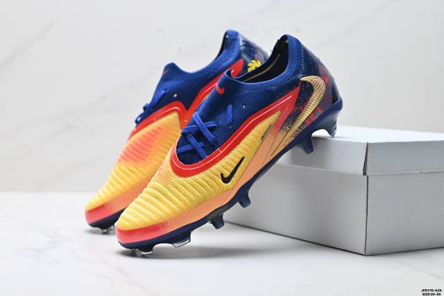 公司级Nike phantom 6 Low Elite Ag 舒适耐磨 防滑 耐克 足球鞋 实拍首发 全鞋极致轻盈 使你草坪如有神助 全新升级包裹性更强 更迅速