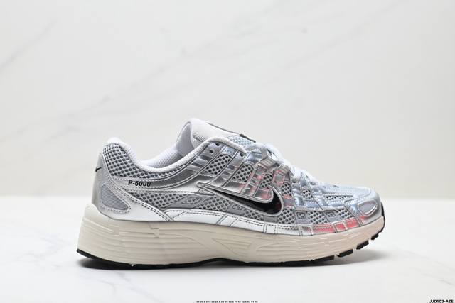 真标Nike p-6000 Initiator Running 耐克Ins 超火复古厚底老爹鞋 官方货号:If2621-002 尺码:36 36.5 37.5