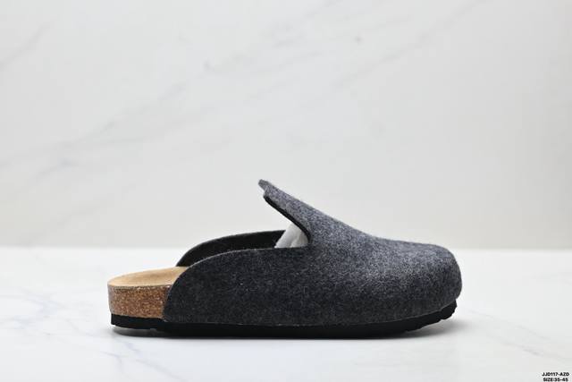真标Birkenstock Amsterdam 勃肯 舒适时尚包头拖鞋 货号:1011 尺码:35-45 Id:Jjd117-Az D