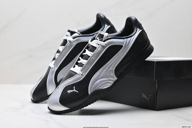 公司级puma Bella V2 Leather彪马 舒适 低帮生活休闲德训薄底鞋 货号:404709-01 尺码:35.5 36 37 37.5 38 38.