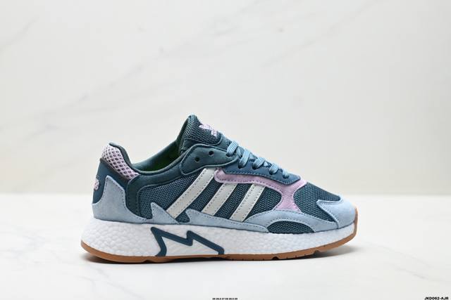 公司级Adidas Originals Tresc Run pu网布 编织 经典 舒适减震 阿迪达斯 低帮休闲鞋 货号:Ef0518 尺码:36 36.5 37