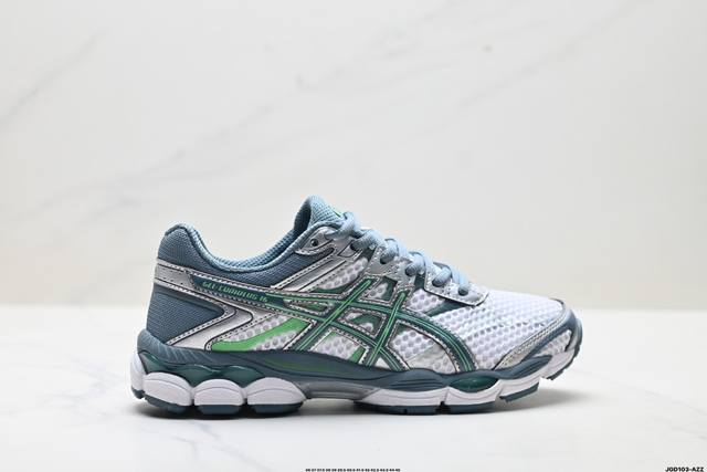 公司级Asics Gel-Cumulus 16 亚瑟士 防滑耐磨 休闲运动鞋 采用双层提花网面设计 提高包裹性和透气性 后跟搭载稳定系统科技T-Gel提升整体支