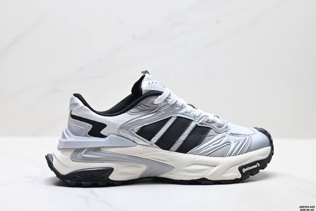 公司级Adidas Xlg Storm Edge 阿迪达斯 舒适 防滑 老爹鞋 鞋面由轻薄透气的网布制成 提供卓越的空气流通性能 中底使用品牌独有的Bounce