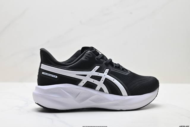 公司级Asics Novablast 5 Le 亚瑟士 轻量跑鞋 低帮轻量透气缓震休闲运动跑步鞋 货号:1012B909-100 尺码:36 37 37.5 3