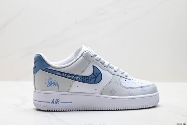 公司级Nike Air Force 1‘07 原楦头原纸板 打造纯正低帮空军版型 专注外贸渠道 全掌内置蜂窝气垫 原盒配件 原厂中底钢印、拉帮完美 货号:Zh0