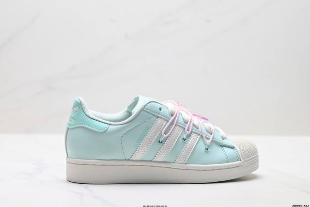 公司级Adidas Originals Superstar贝壳头系列 阿迪达斯 低帮经典百搭休闲运动板鞋 货号:Jr1333 尺码:35.5 36 36.5 3