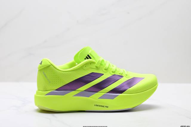 公司级Adidas Adizero Evo Sl 阿迪达斯 舒适百搭防滑耐磨 低帮 休闲跑步鞋 货号:Jr 尺码:36 36.5 37 38 38.5 39 4