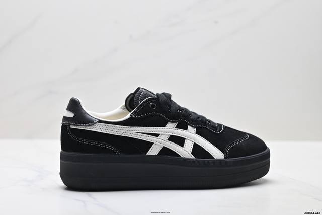 公司级Onitsuka Tiger鬼塚虎 Tokuten Chunk 复古德训 厚底防滑耐磨 低帮休闲板鞋 货号:1183Ac561-001 尺码:36 37